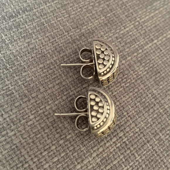 John Hardy Small Gold Dots Earrings - Picture 3 of 4